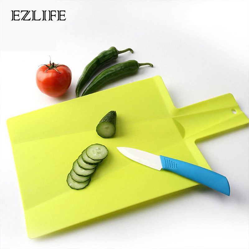 EZLIFE Plastic Chopping Blocks Non-slip, Folding Flexible Cooking Mat